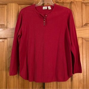 NWOT Vintage Classic Elements Knit Top Size L